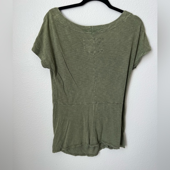 By Anthropologie Green Knot Top Size XS - Picture 4 of 8